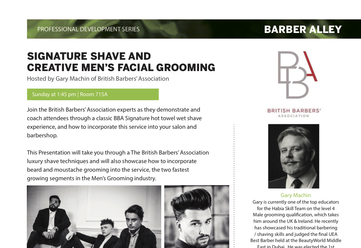 BBA Heads to Barber Alley in Canada Checkout the BBA Education Classes in Canada at ABA REVEL Show T