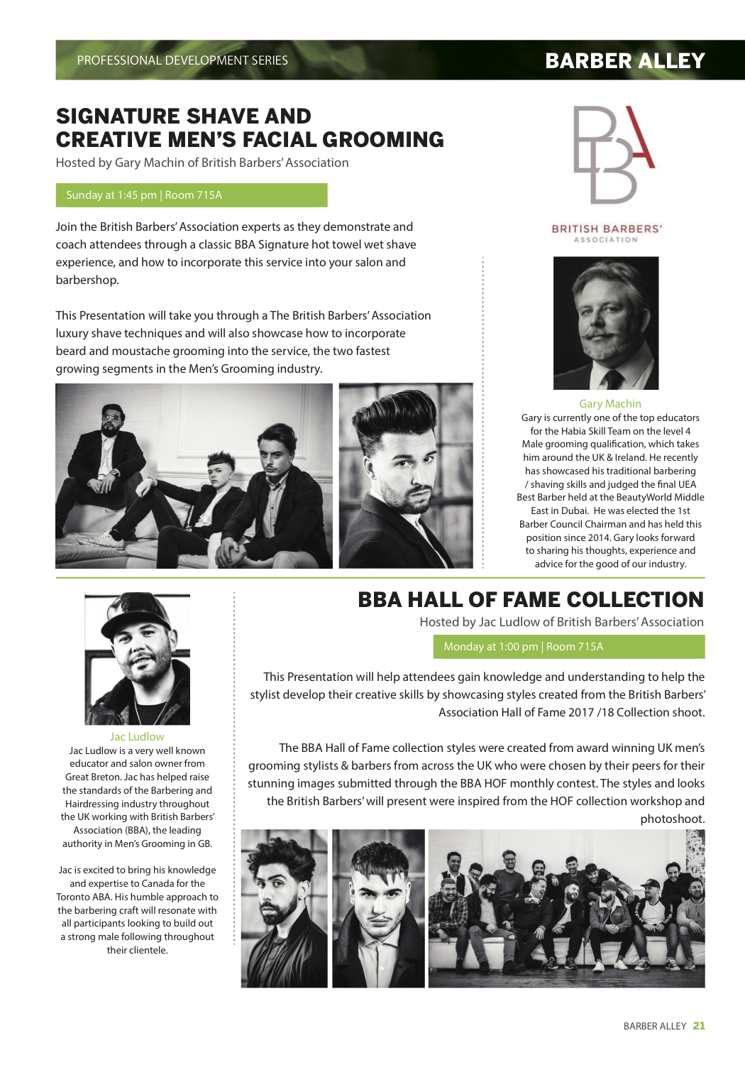 BBA Heads to Barber Alley in Canada Checkout the BBA Education Classes in Canada at ABA REVEL Show T