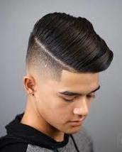 BRICK TOP Long swept over layering technique and hard parting