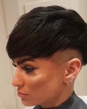 Combine Combining barbering and hairdressing techniques. Skin fade with undercut.