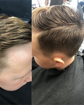 Combover Short back & combover