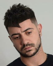 Creative cut Creative cut with cropped fringe one side and a diaganle crop the other