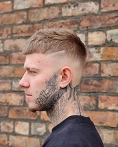 Crop w/slice Client was looking to stand out so we went for the short crop with a skin on the side t