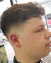 Curly hair + smooth fades Curly hair + smooth fades