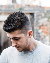 Deano the indie kid Simple textured comb over