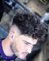 Drop Fade Drop skin fade to keep the hairline nice and sharp and a heavy top