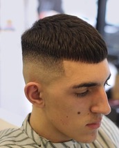 faded straight fade crop