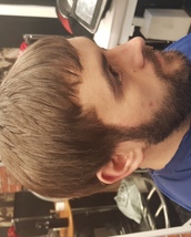 Full scissor cut Layered scissor cut.