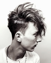 Hair Fashion in flow Nice haircut done with scissor over comb on the sides and nape cut layers in th
