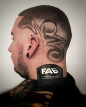 Hair Tattoo Hair Tattoo/design using babyliss pro trimmer and clipper, enhanced with FAB hair fibres