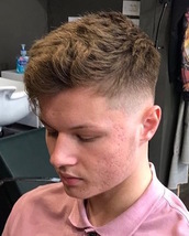 Heavy Texture Heavy texture with a mid skin fade