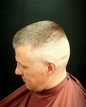 High and tight High skin fade with short cut on top
