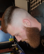 High fade and beard High skin fade comb over beard trim and shape up