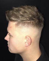 High Fade Textured and Overstyled Top High Fade Textured and Overstyled Top
