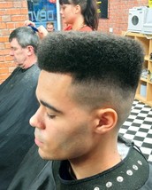 High top crown Foil skin fade with a smooth rounded high top