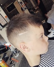 Home job Rescue Faded from a half up to fix the horrendous blend that the boys dad attempted. Wee li