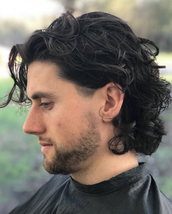 Just at boy Long hair