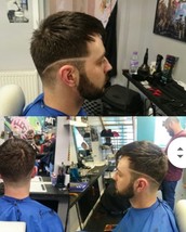 Low blend Nice low blend with mid tram line's and beard shape up.