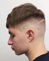 Mathematics Drop fade choppy top claw line