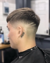 Mid skin Mid skin fade x stripes