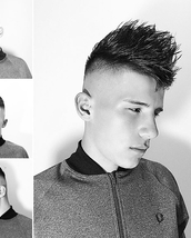 Modern lad got style Skin fade Mohawk with lost of texture