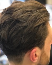 Pomp haircut Pompadour hairstyle only cut with scissors