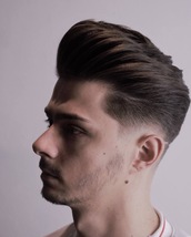 pomp up the volume Classic pomp with a modern drop fade this guys hiar is insane to cut.