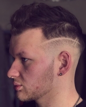 Ryan Hughes Bald skincare with lines