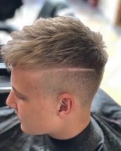 Sharp Basic cut with added sharp line.