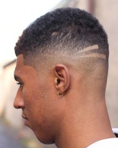 SHAVE ✖ SHAPE ✖ FADE ✖ TWIST baldfade/ drop fade with corners left in 2 claws twist sponged on