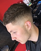 Short crop Short crop cut with a skin fade