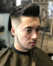 skin fade Skin fade with defining outlines