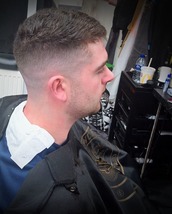 Skin fade Skin fade to textured comb over