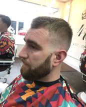 Skin Fade skin Fade and beard shape up