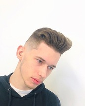 Skin fade Attention to detail. Skin fade with strong shape with a nice natural flow on top