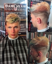 Skin fade colour Skin fade with colour and crop