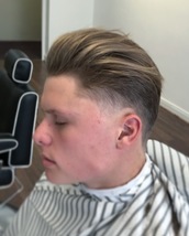 Skin taper Long hair skin taper