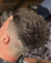 Skinfade and design This is one of my younger generation clients that love too keep it funky and fre