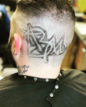 Tagging mikes head Didn’t tell him it was my gamer tag