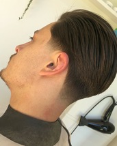 Taper Skin taper no product and ful scissor work on top and sides