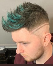 Textured cut A textured hairstyle