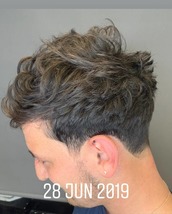 Textured hairstyle Textured hairstyle Done with scissors only