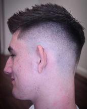 Textured skin fade Textured skin fade