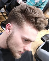 Textured+Taper Fade This was a lot a fun, demonstrating this haircut to the students