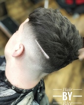 Who scratched yah? Here we have a diverse design and clean skin fade, ensuring the shape is still th